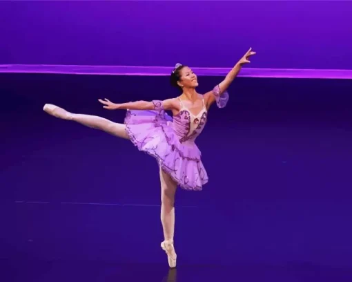 purple ballet dancer Diamond Dotz