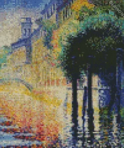 rio san trovaso by Henri Edmond Cross Diamond Paints