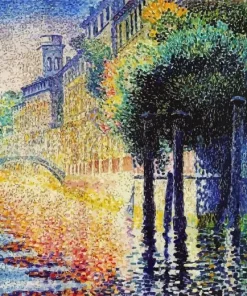 rio san trovaso by Henri Edmond Cross Diamond Paints