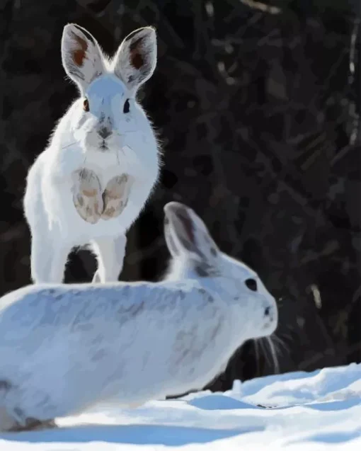 snowshoe hare Diamond Dotz