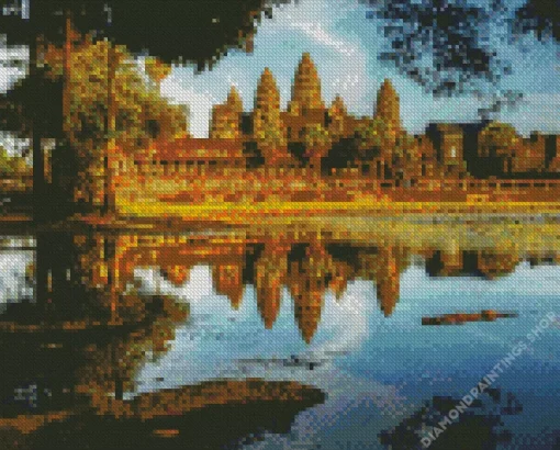 the angkor wat temple Diamond Dotz