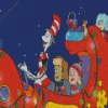 the cat in the hat Diamond Paints