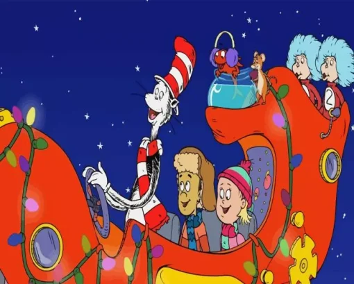 the cat in the hat Diamond Paints