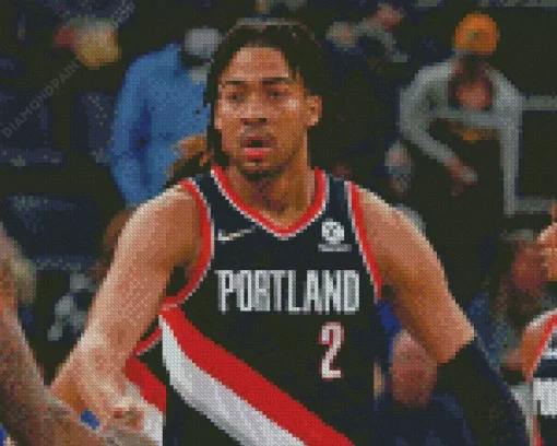 trendon watford Blazers Player Diamond Paints