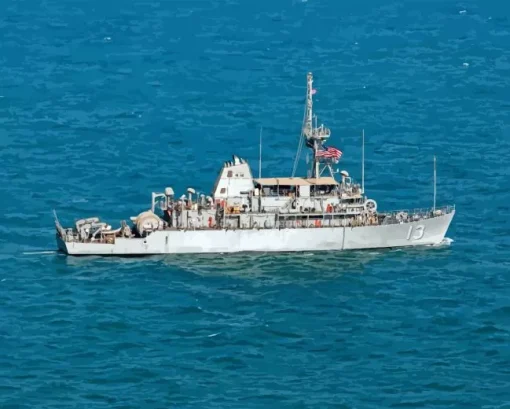 uss dextrous The mcm 13 ship Diamond Paints