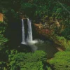 wailua falls in kauai island Diamond Dotz