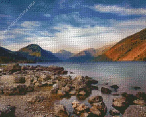 wast water lake Diamond Paintings