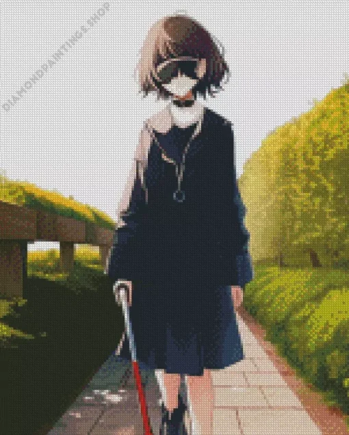 Anime blind girl Diamond Dotz