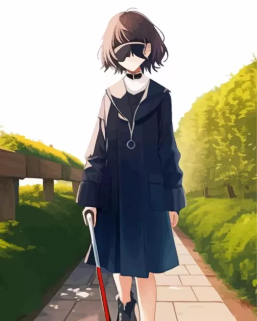 Anime blind girl Diamond Dotz