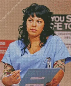 Callie Torres Diamond With Numbers