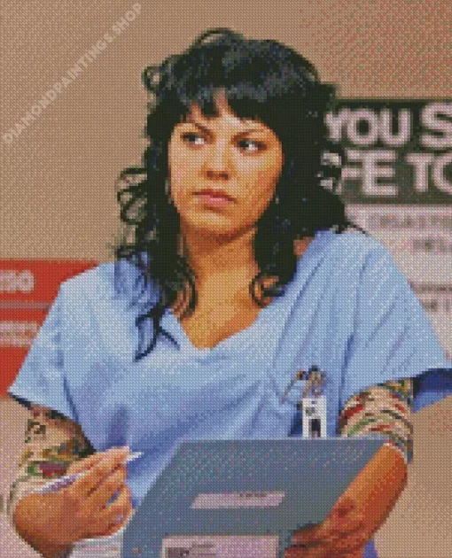 Callie Torres Diamond With Numbers