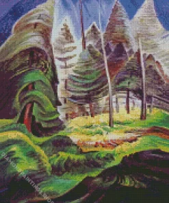 Emily carr a rushing sea of undergrowth Diamond Paintings