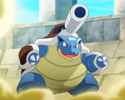 Fat blastoise Diamond With Numbers