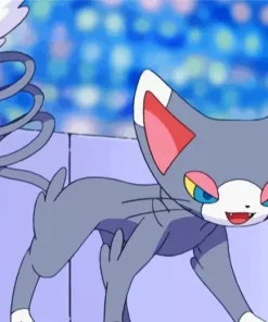 Glameow pokemon Diamond With Numbers