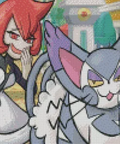 Purugly pokemon anime Diamond Paintings