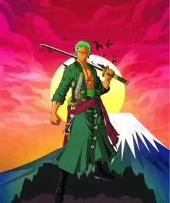 Roronoa Zoro One Piece Diamond Painting
