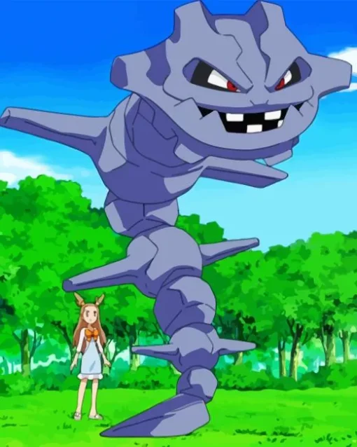 Steelix pokemon anime Diamond Paintings