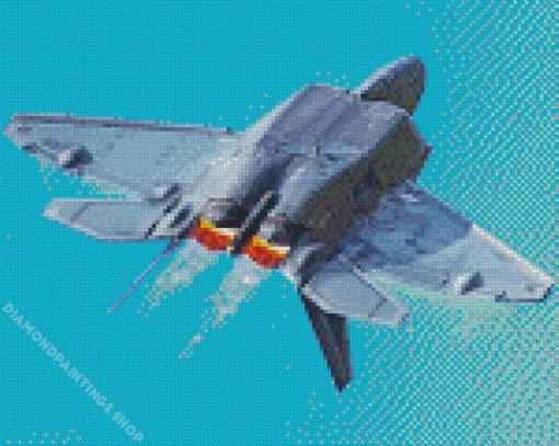 USAF F 22 Raptor Diamond Paintings