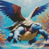 Winged blastoise Diamond Paintings