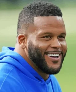 aaron donald Diamond With Numbers