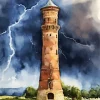 abandoned lighthouse Diamond Paintings