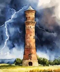 abandoned lighthouse Diamond Paintings