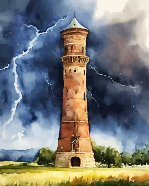 abandoned lighthouse Diamond Paintings