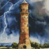 abandoned lighthouse Diamond Paintings
