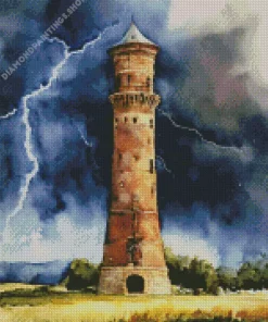 abandoned lighthouse Diamond Paintings