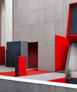 abstract architecture Diamond Paintings