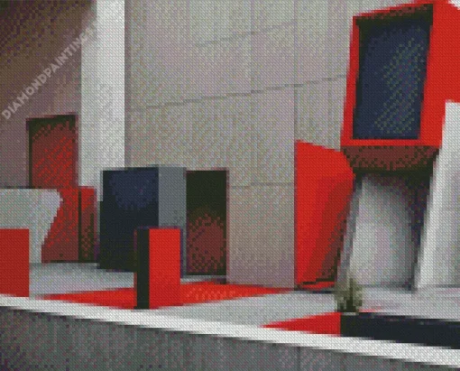 abstract architecture Diamond Paintings