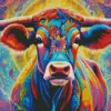 abstract art cow Diamond Paintings