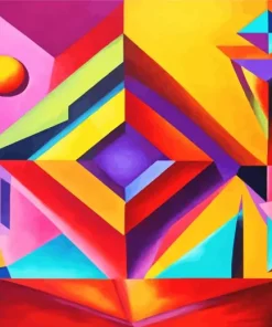 aesthetic Geometrical shapes art Diamond Paintings