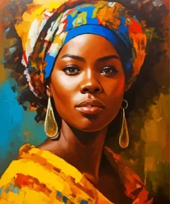 african face Diamond Paintings