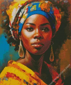 african face Diamond Paintings