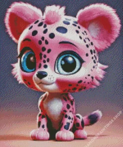 baby cheetah Diamond Dotz