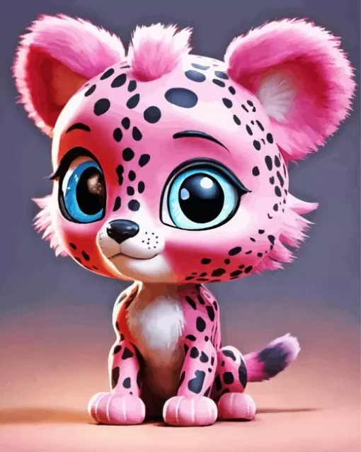 baby cheetah Diamond Dotz