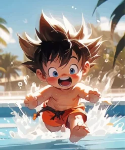 baby goku Diamond Paintings