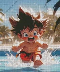 baby goku Diamond Paintings