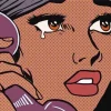 black woman crying pop art Diamond With Numbers