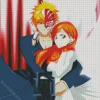 bleach ichigo girlfriend4 Diamond With Numbers