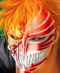 bleach ichigo half hollow Diamond Paintings