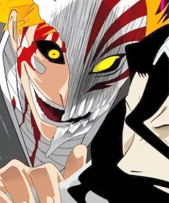bleach ichigo half hollow art Diamond Paintings