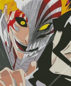 bleach ichigo half hollow art Diamond Paintings