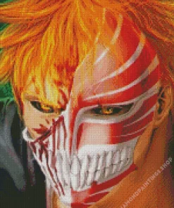 bleach ichigo half hollow Diamond Paintings