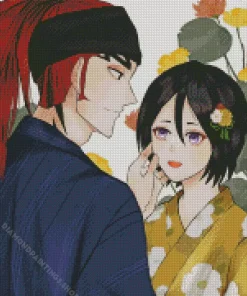 bleach rukia and her husband Diamond Paintings