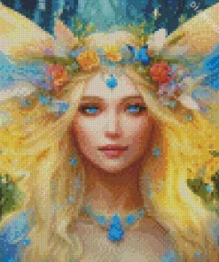 blond fairy Diamond Paintings