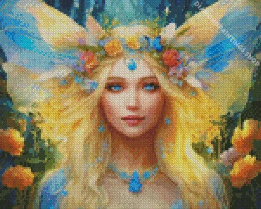 blond fairy Diamond Paintings