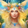 blond fairy Diamond Paintings