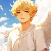blonde angel boy Diamond Paintings